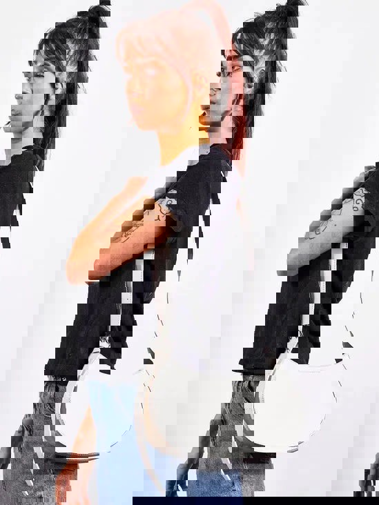 SVNX Saddle Bag in Off White