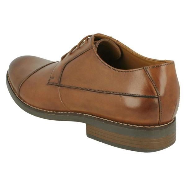 Clarks Mens Clarks Formal Lace Up Shoes Becken Cap