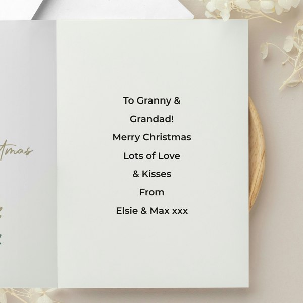 Personalised Memento Company Personalised Photo Upload Christmas Card