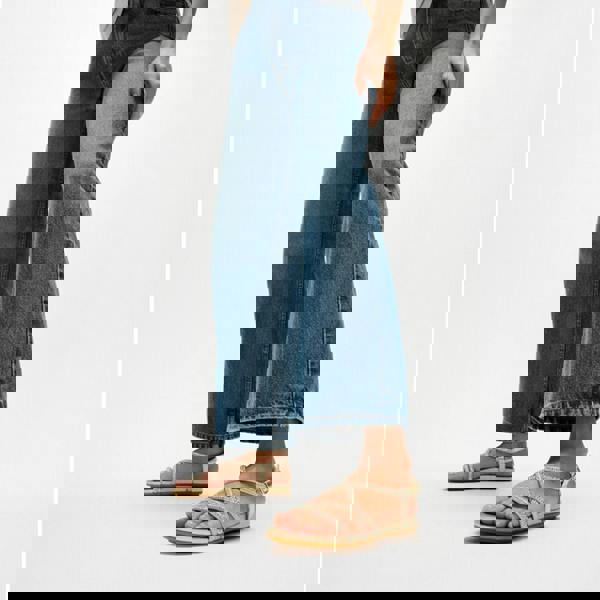 FitFlop FitFlop GRACIE CRYSTAL Womens Cross Strap Sandals Platino