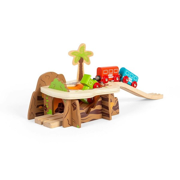 Bigjigs Rail Wooden Lava Pit Train Set Accessory