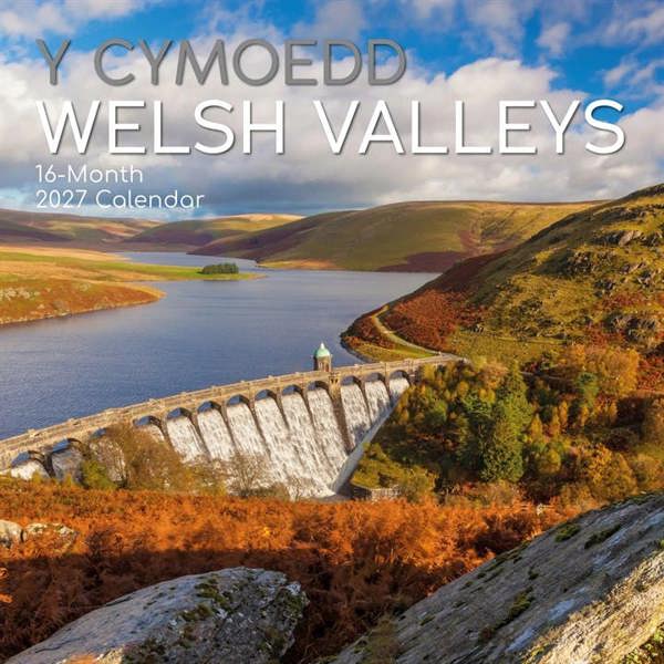Welsh Valleys Calendar 2027, Wall Calendars, Month To View, Travel, Gift