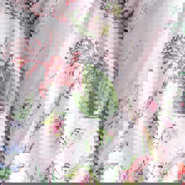 Catherine Lansfield RHS x Catherine Lansfield Enchanted Butterfly Garden So Soft Duvet Cover Set Pink