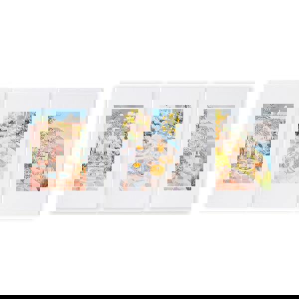 Color Painting For Living Room | Set of 3 Beach Decor Wall art Prints