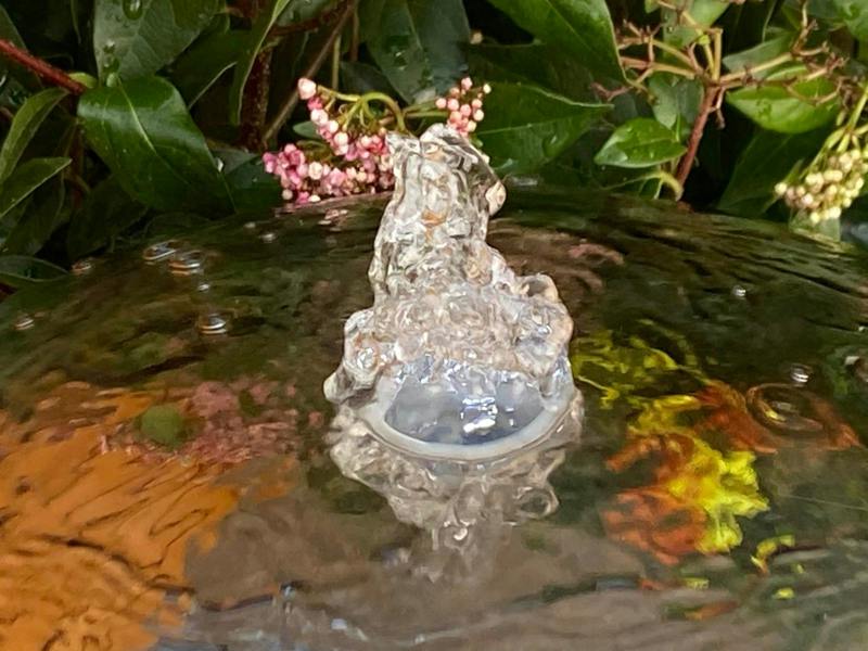 Tranquillity Water Features 50cm Stainless Steel Sphere Modern Metal Water Feature