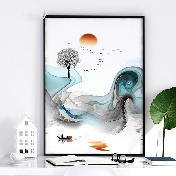 Zen wall art | set of 3 Japanese wall art