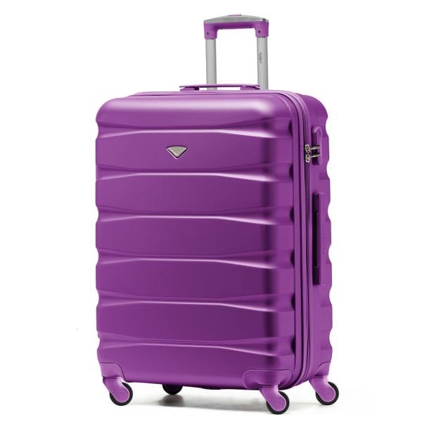 Flight Knight 25" Medium Suitcase Check-in Hold Luggage Hard Shell 4 Wheels TSA Lock