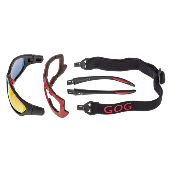 GOG Eyewear Unisex Mese Polarised UV400 Outdoor Sunglasses with Mirror Hydrophobic Lens