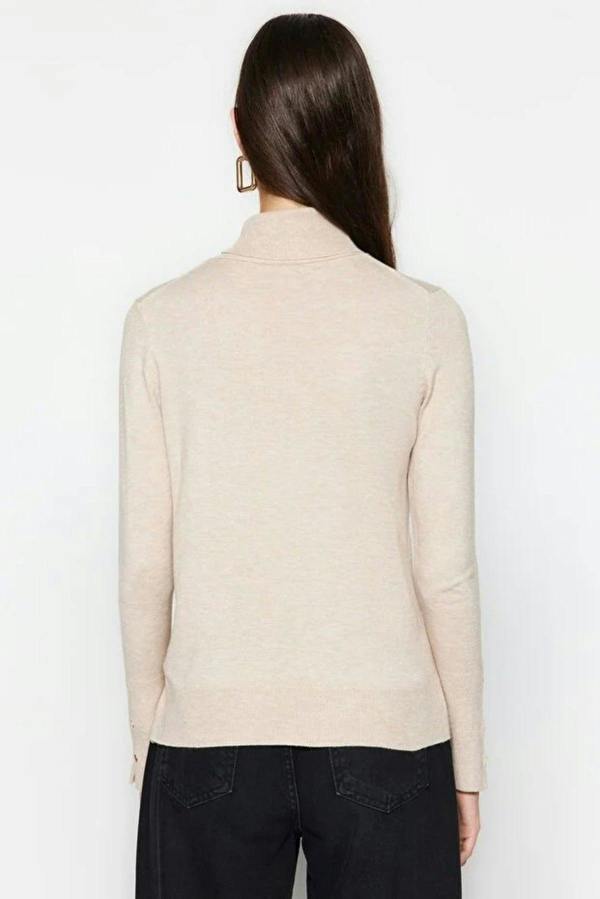 WOVCOR Mercerized Look Basic Knit Sweater