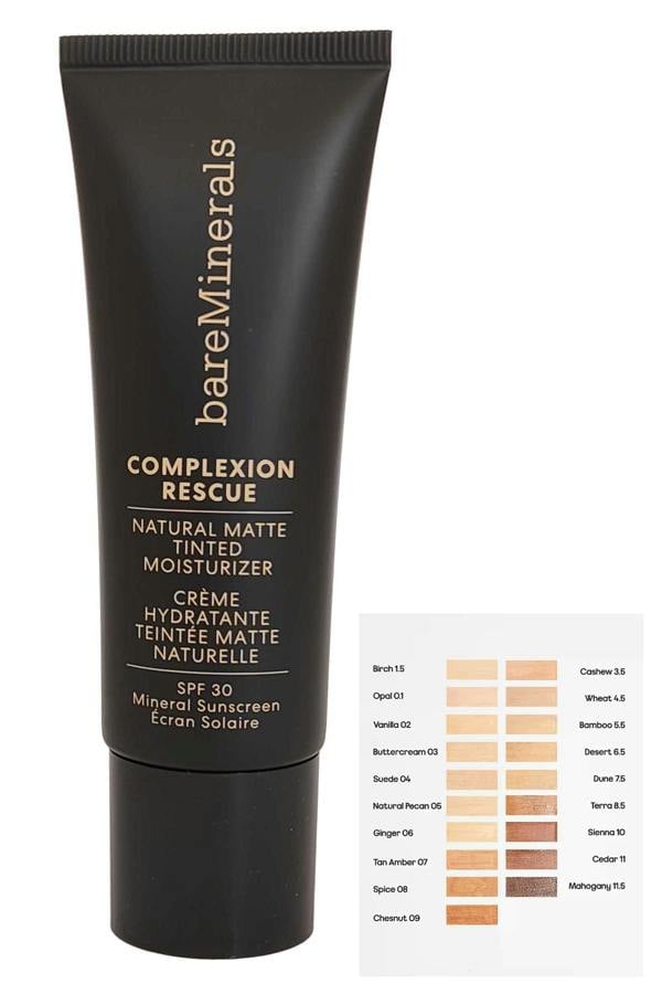 Bare Minerals Complexion Rescue Natural Matte Tinted Moisturiser SPF30 35ml - Suede 04