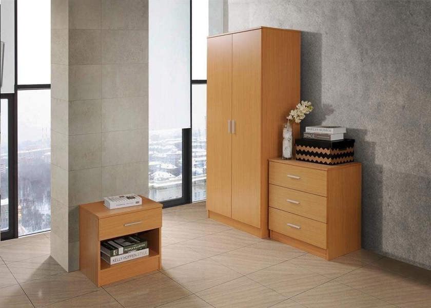 Timber Art Design Rio Costa Chest 3 Drawers Bedroom Living Room Storage