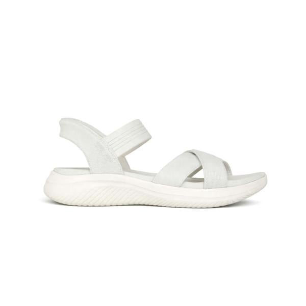 Skechers ULTRA FLEX 3.0 Ankle Strap Sandals in White