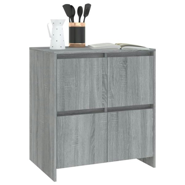 Berkfield Sideboard Grey Sonoma 70x41x75 cm Engineered Wood