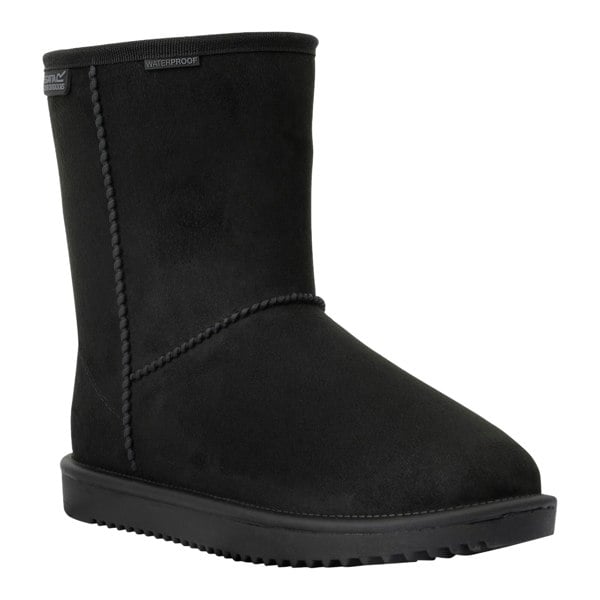 Regatta Women's Risely Waterproof Faux Fur Lined Winter Boots - Black