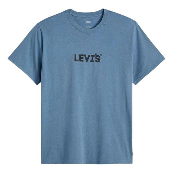 Levis Mens Logo Cotton T-Shirt - Blue - 