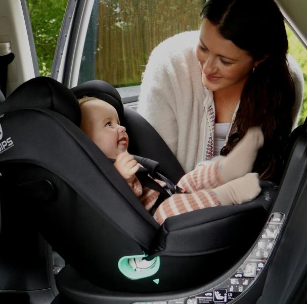 My Babiie MBCS300 i-Size (40-150cm) Spin Car Seat - Black