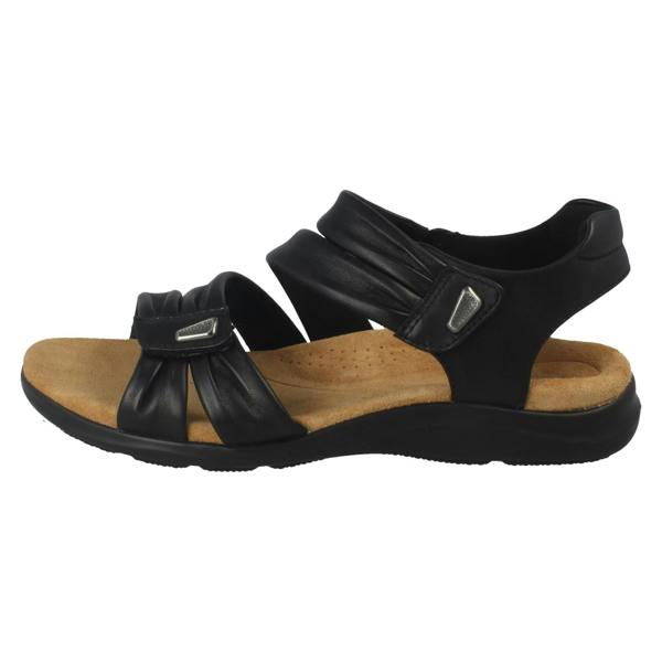 Clarks Ladies Clarks Casual Hook and Loop Sandals Kitly Ave