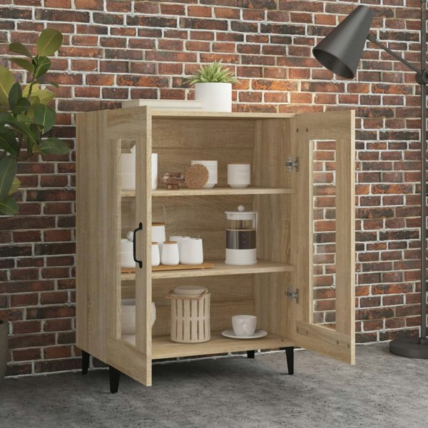 Berkfield Sideboard Sonoma Oak 69.5x34x90 cm Engineered Wood