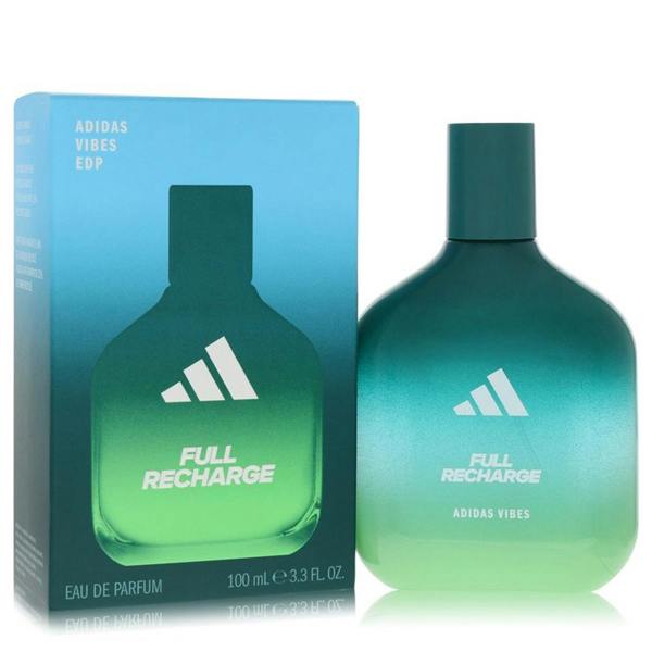 Adidas Adidas Vibes Full Recharge by Adidas Eau De Parfum Spray 3.3 oz for Men 100 ml