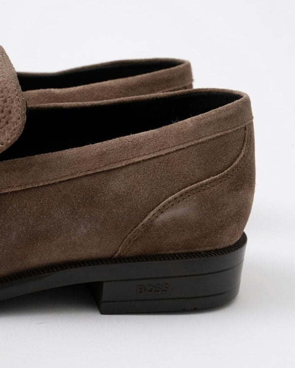 BOSS Orange Tayil Mens Suede Loafers
