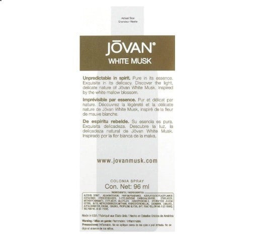 Jovan White Musk Cologne for Women - 96ml