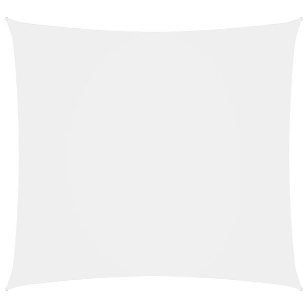 Berkfield Sunshade Sail Oxford Fabric Square 7x7 m White