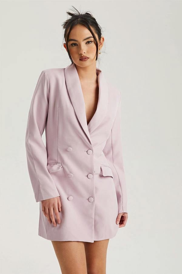 Urban Bliss Lilac Slim Fit Blazer Dress
