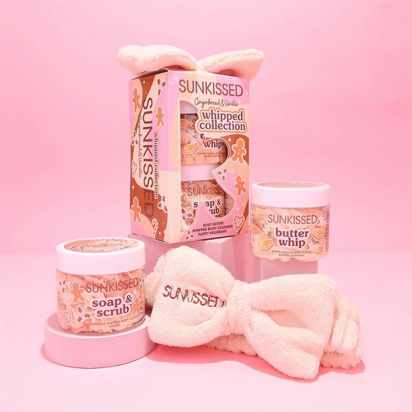 Sunkissed Whipped Collection Gingerbread & Vanilla Body Care Gift Set