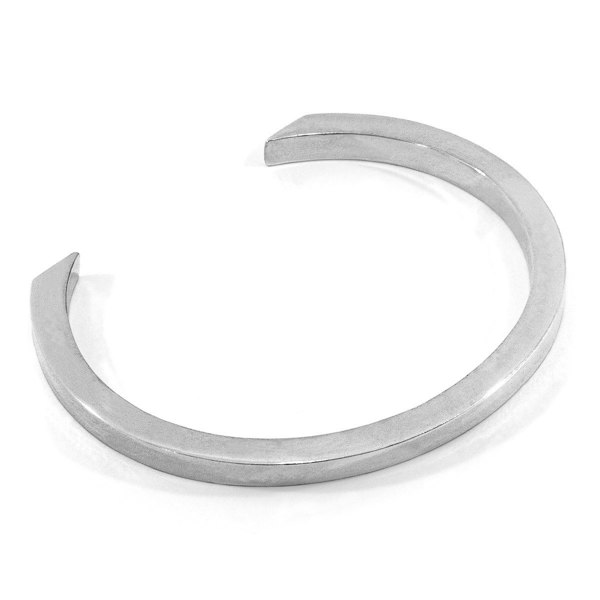 Anchor & Crew Cason Square Maxi Wayfarer Silver Bangle