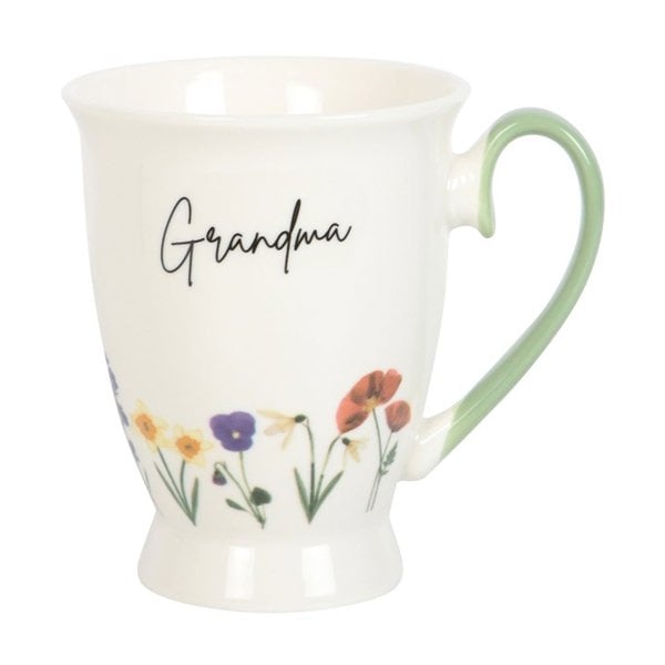 Serano Grandma Wildflower Pedestal Mug