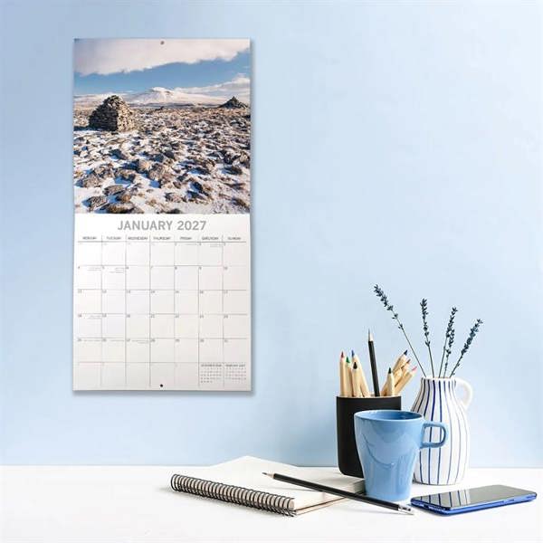 North Yorkshire, Moors & Coast Calendar 2027, Wall Calendars, Month To View, Travel, Gift
