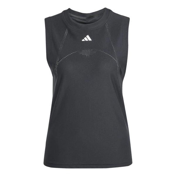 Adidas Womens/Ladies Regular Tennis Vest Top - Black - 