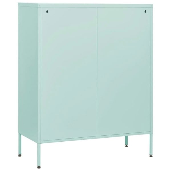 Berkfield Chest of Drawers Mint 80x35x101.5 cm Steel