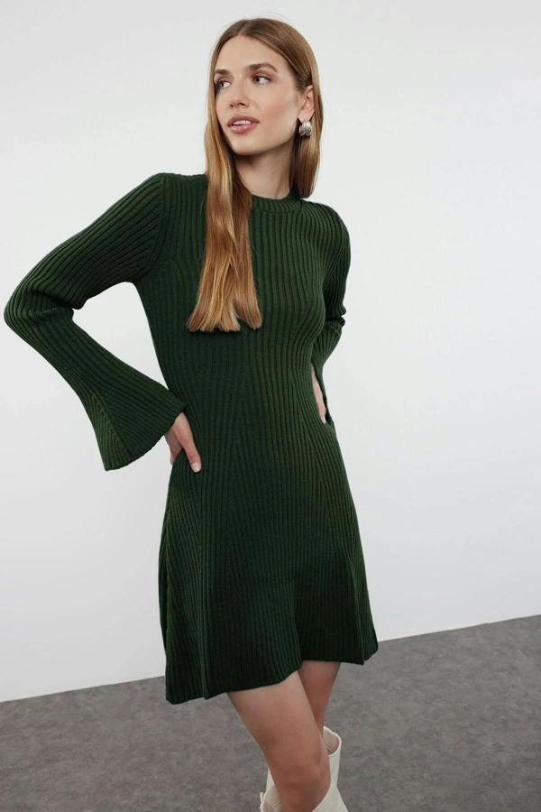 WOVCOR Mini Knit A-Line Dress