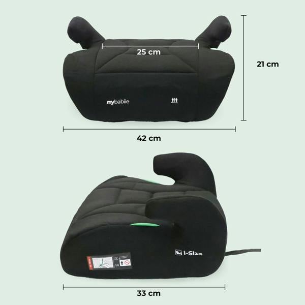 My Babiie MBCSB10 Booster Lite R129 Car Seat - Black