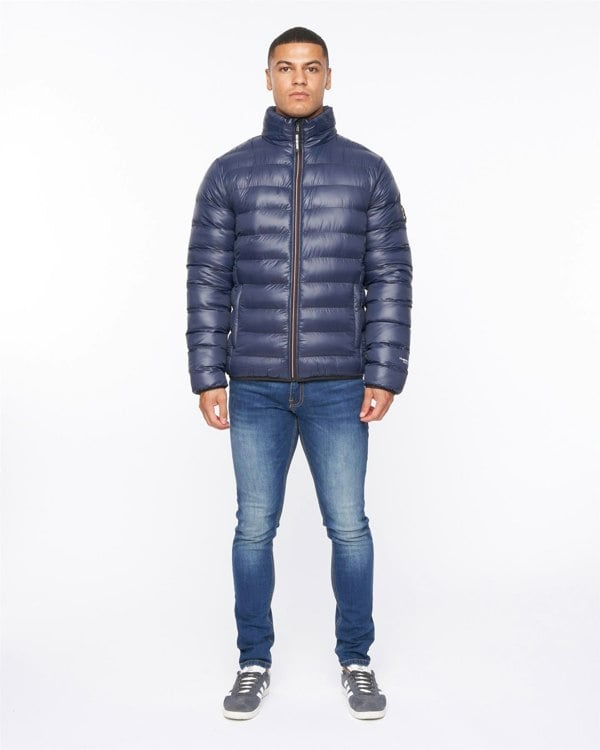 Duck and Cover Shemmy Two Quilted Jacket Navy