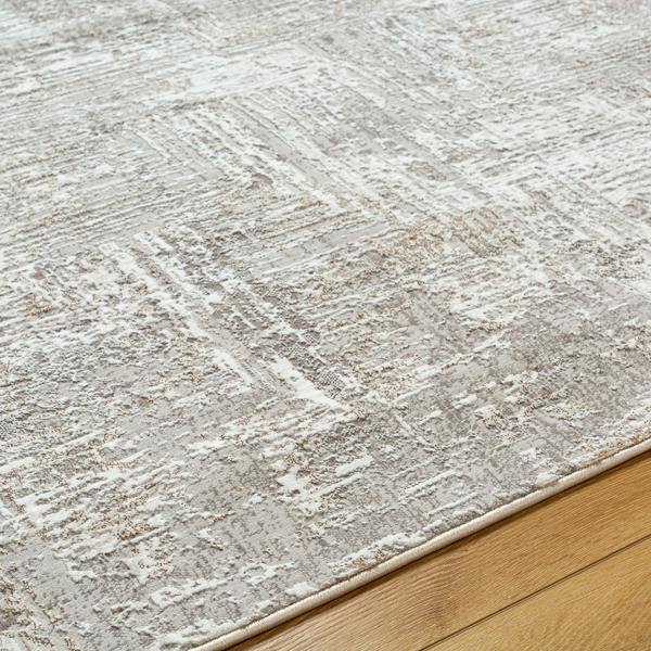 Livabliss Allegro-Abstract Beige Grey Modern Marble Rug