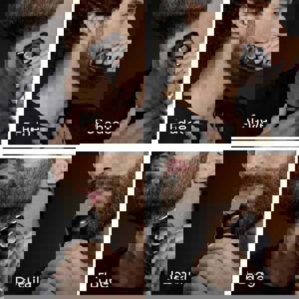 Braun Beard Trimmer Series 9, BT9560, +12 Barbering Tools - Chrome