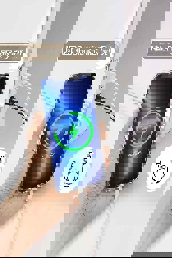 Living and Home Large Hollywood Vanity Mirror with 15 Lights and USB Charging Port, Tabletop or Wall Mounted