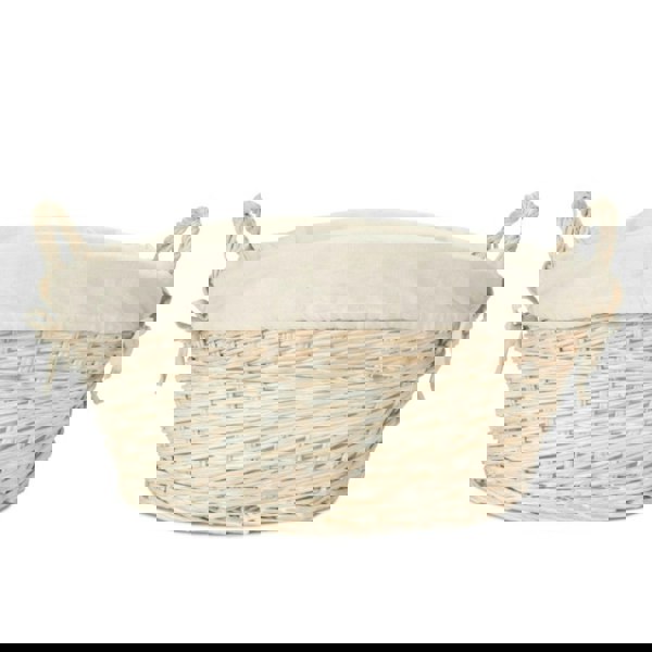 Cotton Linen Laundry Basket