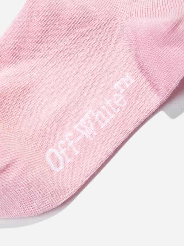 Off-White Girls Bookish Long Socks in Pink