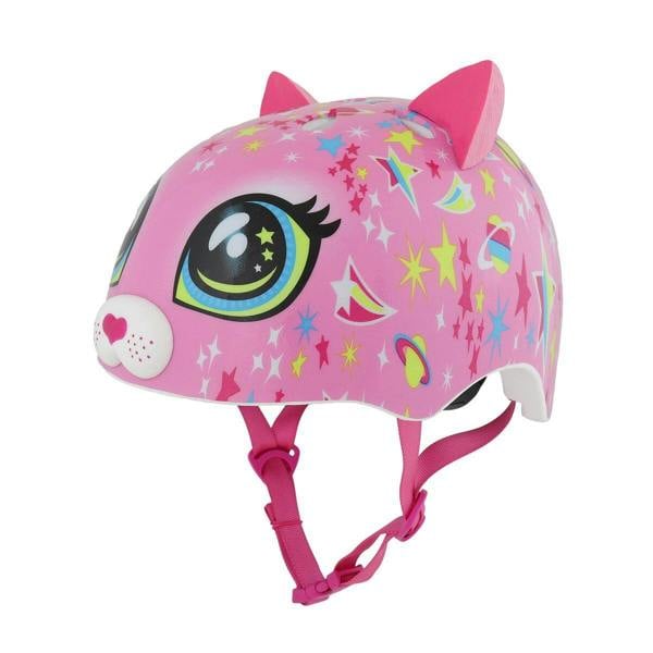 C-Preme Raskullz 'Astro Cat Pink' Toddler Safety Helmet - 48-52cm