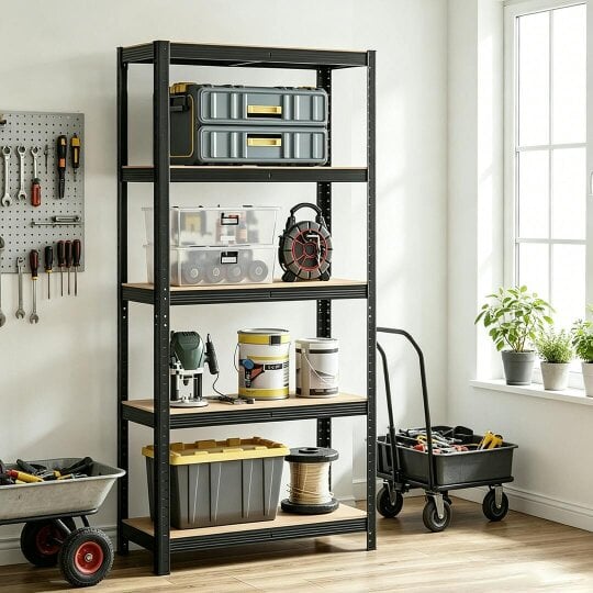 Havendro 5 Tier Racking Heavy Duty Garage Shelving Storage Shelves Boltless Steel Unit