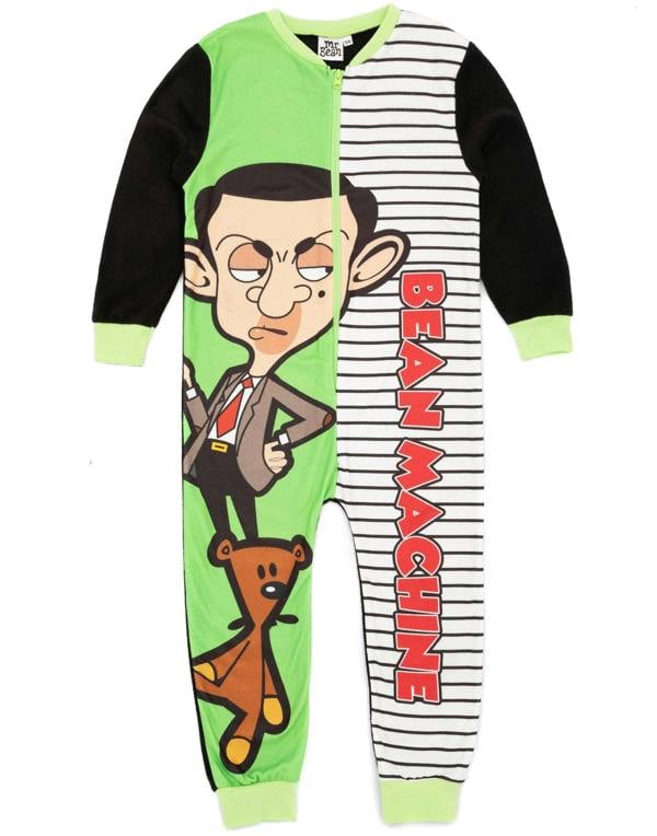 Mr Bean Boys Green Mr Bean, Teddy Onesie