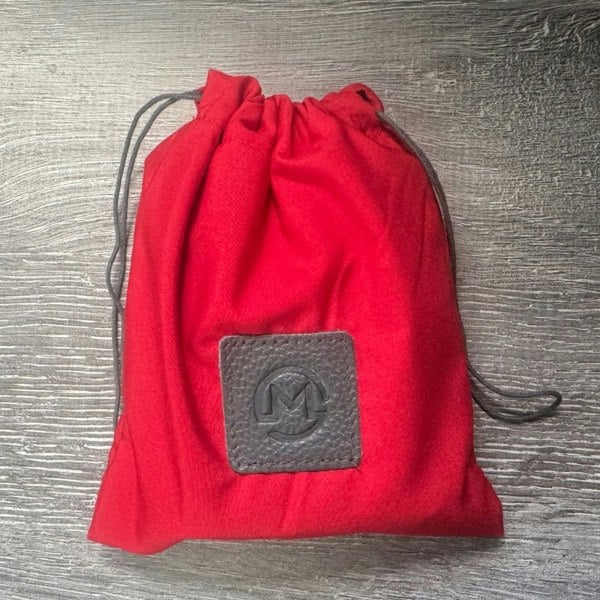 Mala Leather Bobbie Robin Bird Compact Leather Tri-Fold Purse