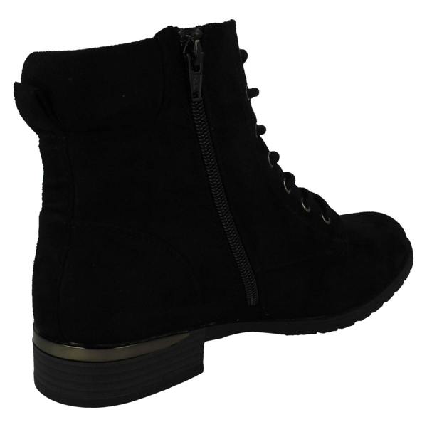 Spot On Ladies Spot On Wide Fitting Ankle Boots F51197