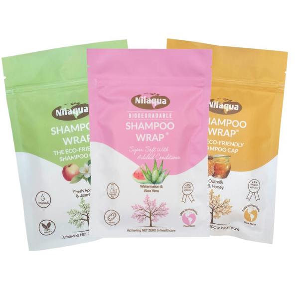 TRIO PK OF SHAMPOO CAP