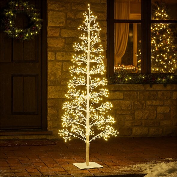 Scotts of Stow Xmas Haus Outdoor  Christmas Tree