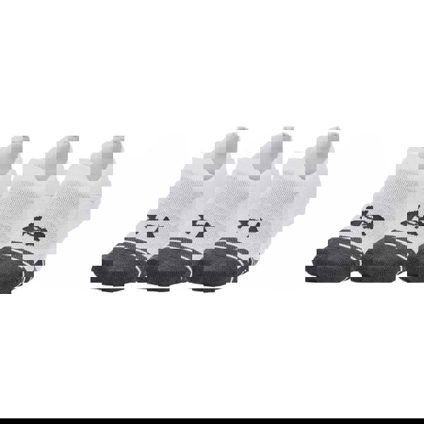 Under Armour Unisex Adult Ultra-Low Training Sports Socks (Pack of 3) - White