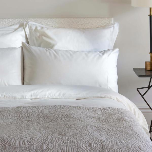 Soak&Sleep White 400 Thread Count Egyptian Cotton 40cm Deep Fitted Sheets